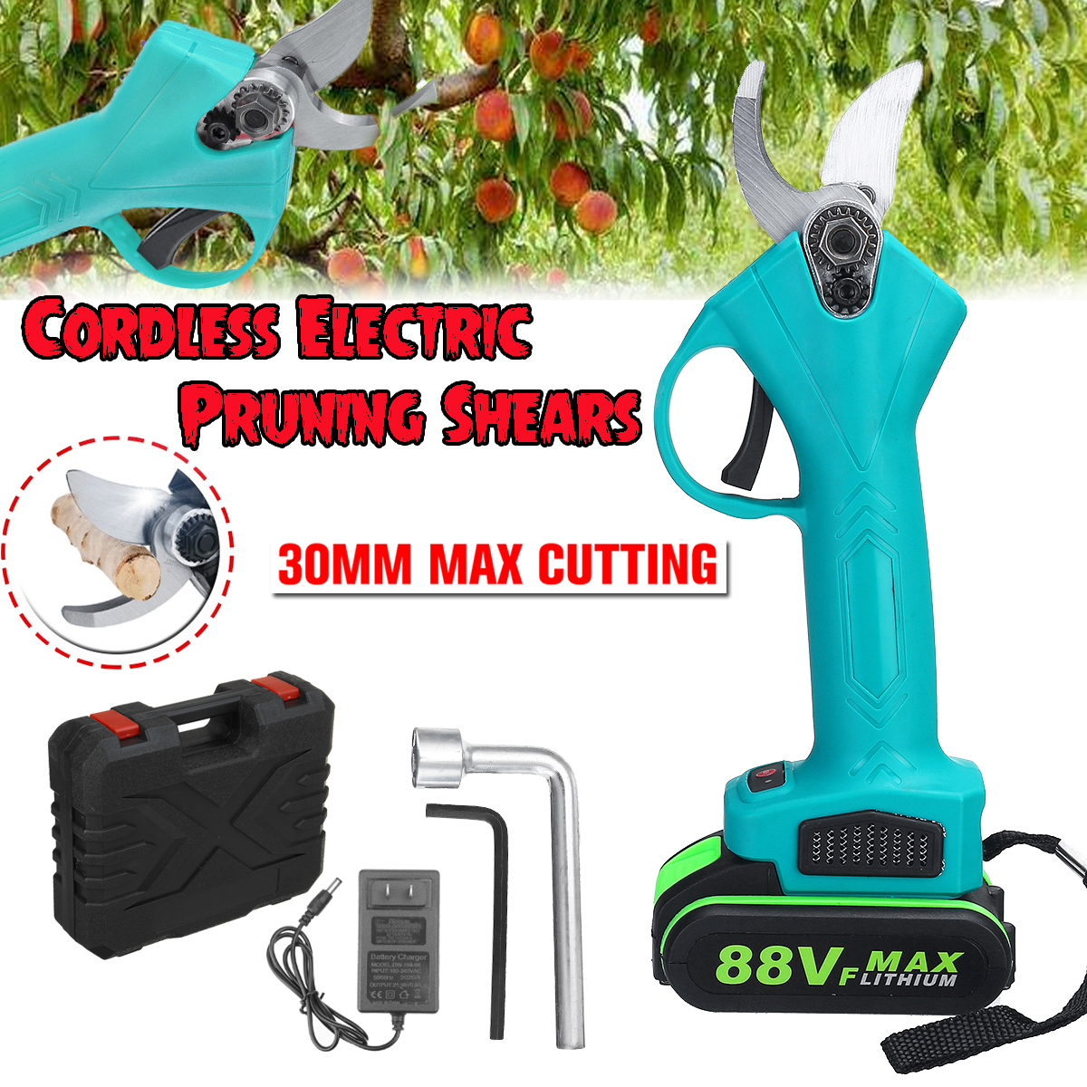 18V-30mm-Electric-Pruning-Shears-Cordless-Garden-Pruner-Cutter-Tool-with-2-battery-1745708-1
