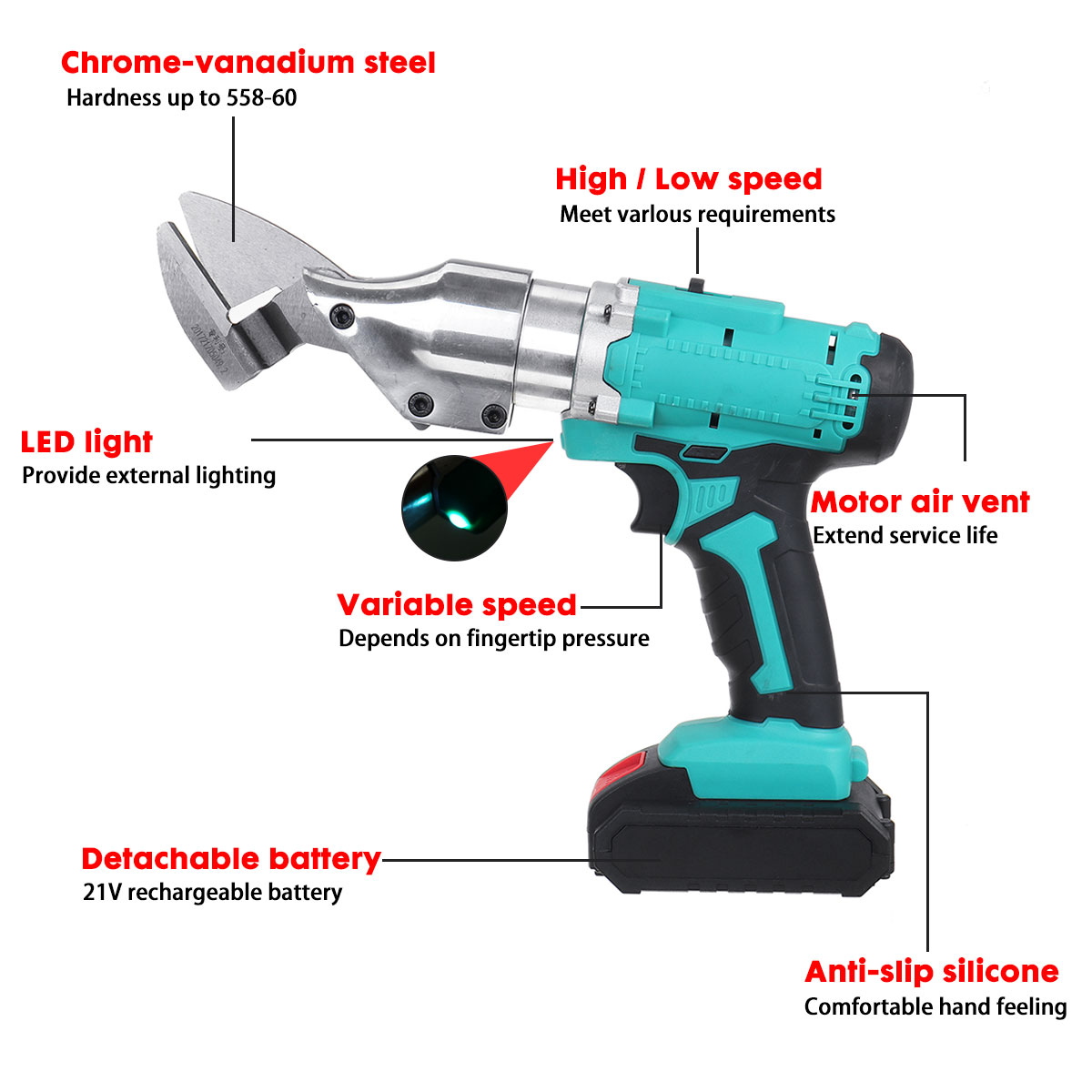 2-Speeds-Cordless-Electric-Iron-Scissors-Metal-Cutting-Tools-Sheet-Shears-W-None-12-Battery-For-WORX-1870568-9