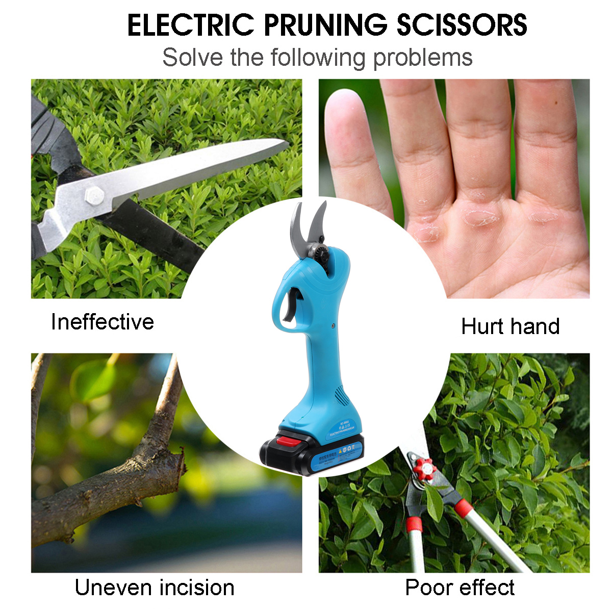 21V-30mm-Electric-Pruning-Scissors-Branch-Cutter-Garden-Tool-With-2-Rechargeable-Battery-1753357-3