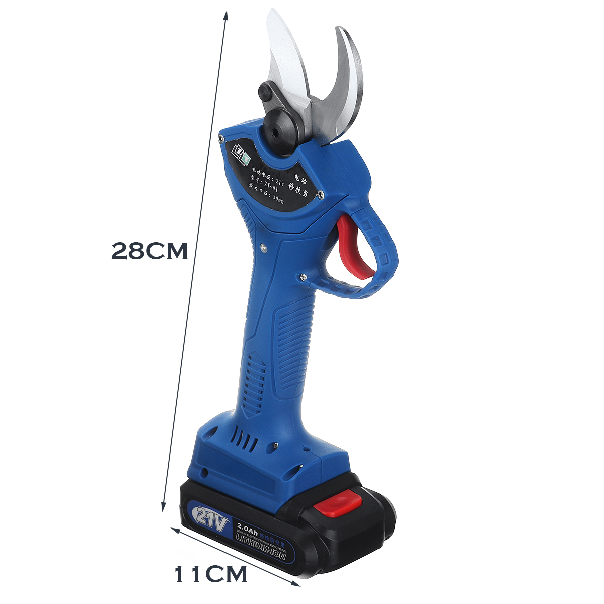 21V-Cordless-Electric-Branch-Scissor-Pruning-Shear-Pruner-Ratchet-Cutter-Battery-Garden-Tool-1687133-11