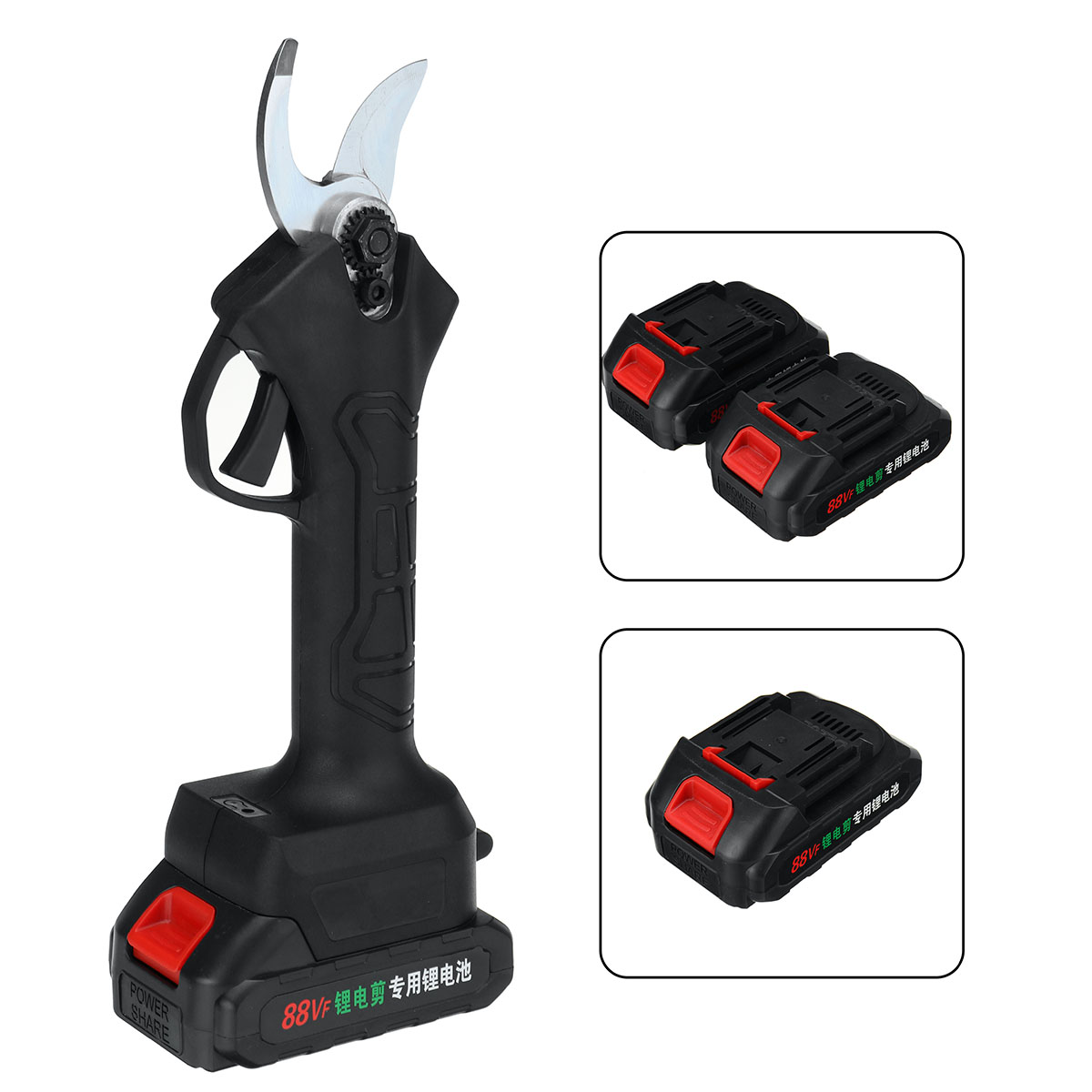 21V-Cordless-Pruning-Shears-Electric-Scissors-Rechargeable-Wood-Cutter-W-12pcs-Battery-1802318-10