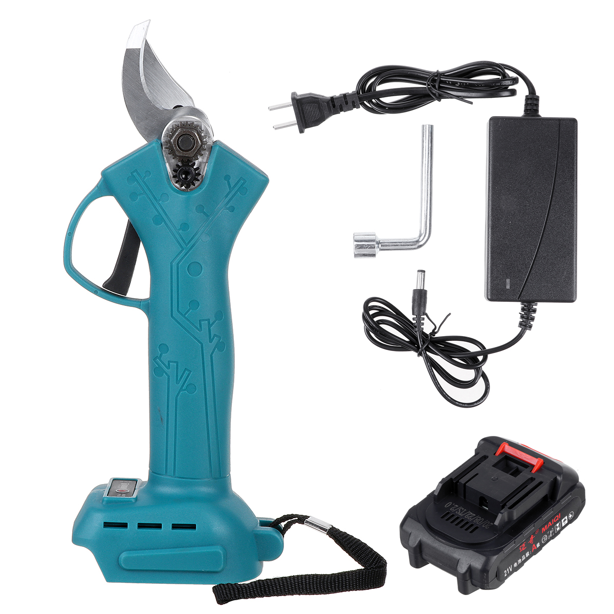 21V-Wireless-Rechargeable-Electric-Pruning-Scissors-Branch-Cutter-Garden-Tool-W-Battery-1743321-10