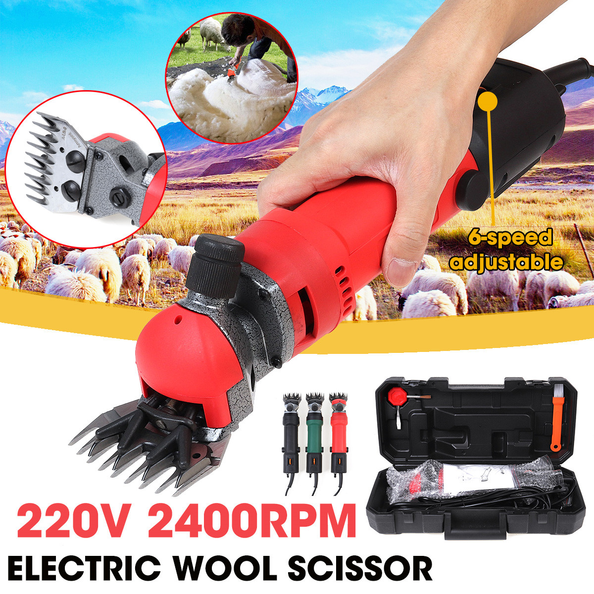 220V-2400RPM-Electric-Shearing-Sheep-Wool-Scissor-Grooming-Clipper-6-Speed-WBox-1687538-1