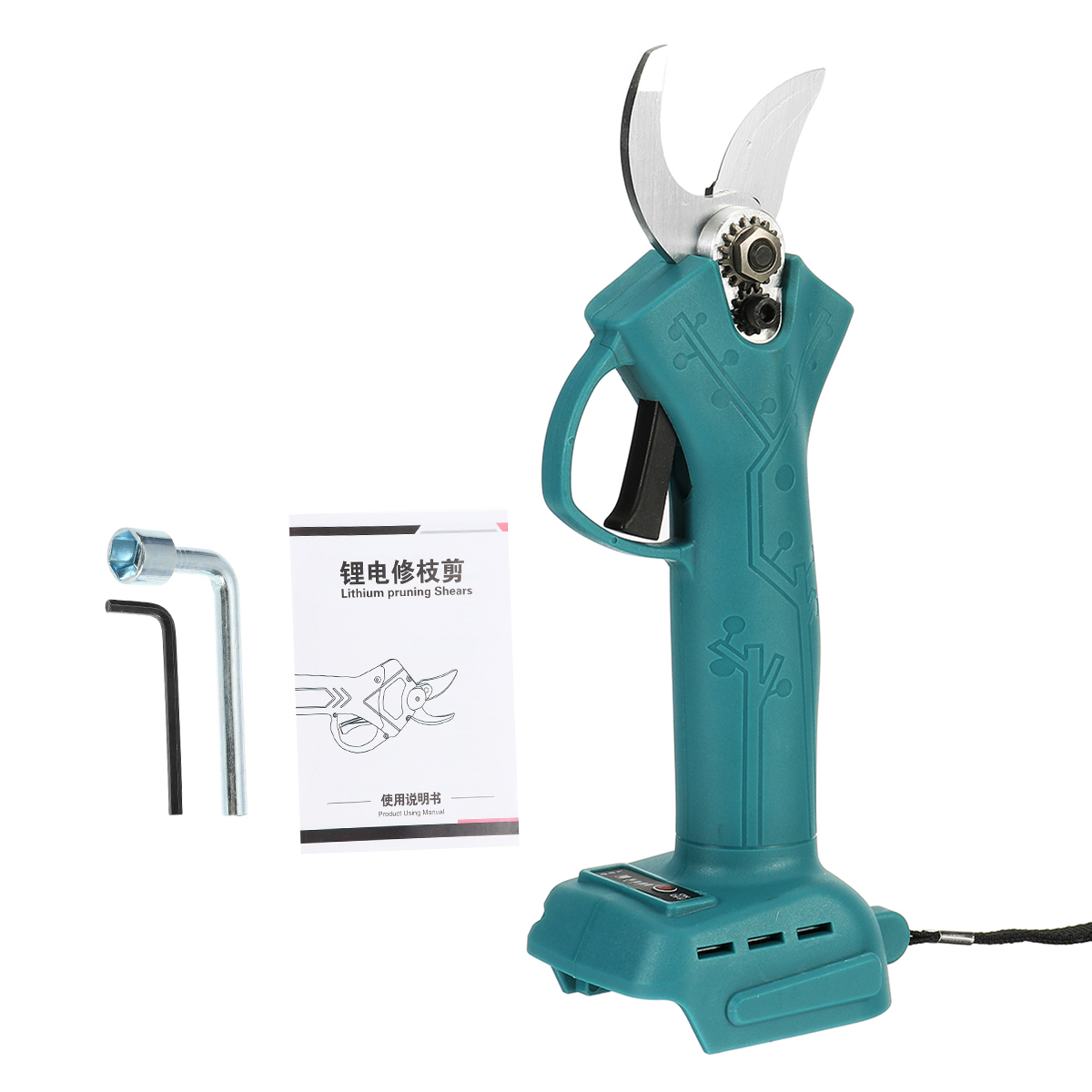 2530mm-Cordless-Electric-Branch-Scissors-Shear-Pruning-Cutter-Tool-Trimmer-For-WorxMakita-18V-21V-Ba-1816478-12