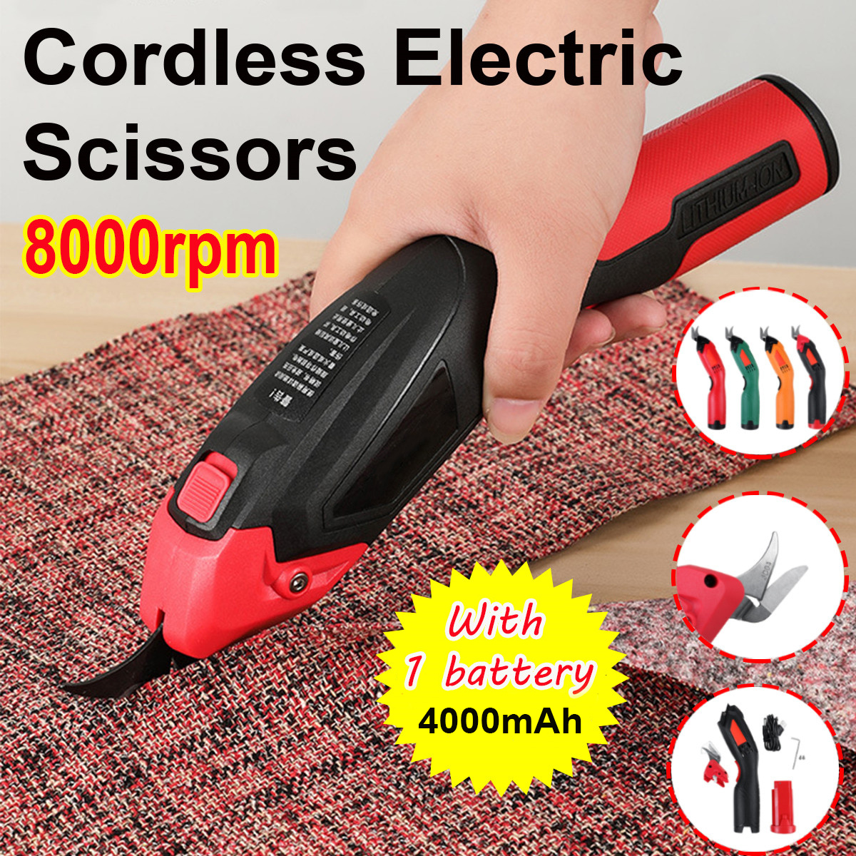 4000mAh-8000rmp-Electric-Cordless-Scissors-Portable-Rechargeable-Tailors-Cutter-W-1-Battery-1738322-1