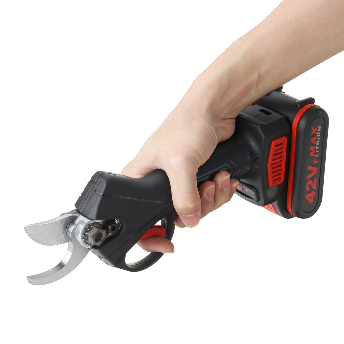 42VF-Rechargeable-Electric-Pruning-Shears-Scissors-Branch-Cutter-Garden-Tool-W-1-or-2-Li-ion-Battery-1709169-8
