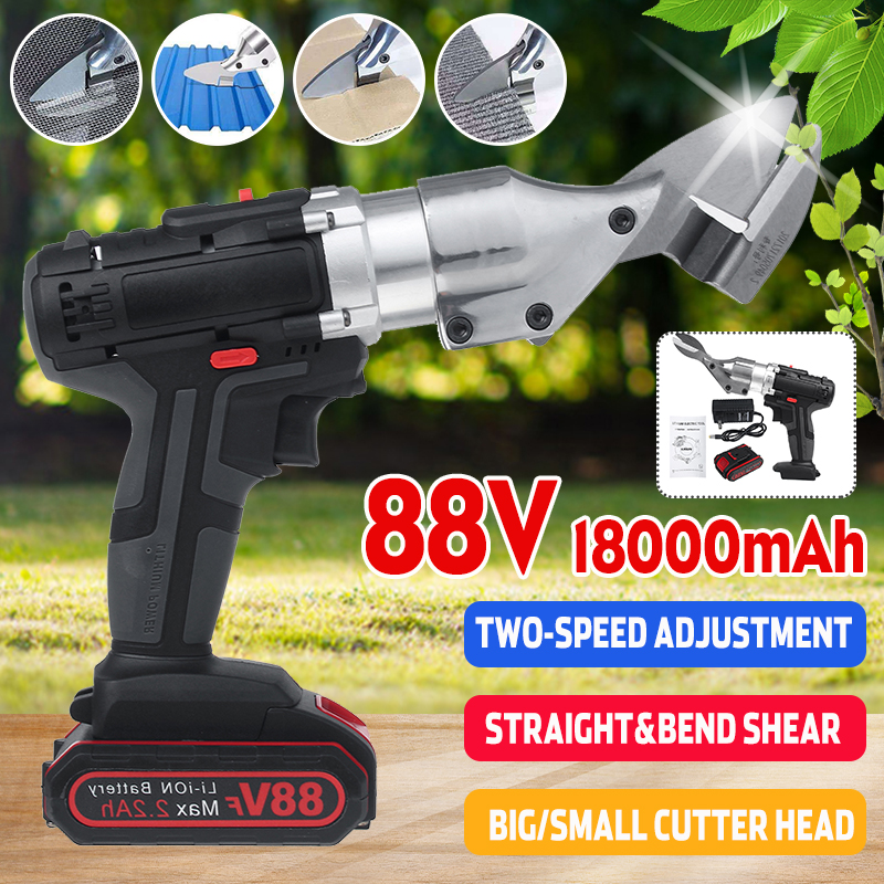 88VF-18000mAh-Cordless-Electric-Pruning-Shears-Branch-Cutter-Scissor-W-1pc-Battery-1782289-1