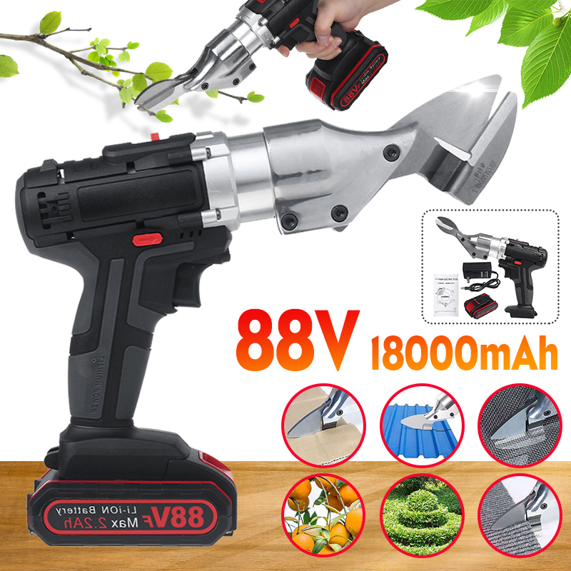 88VF-18000mAh-Cordless-Electric-Pruning-Shears-Branch-Cutter-Scissor-W-1pc-Battery-1782289-2