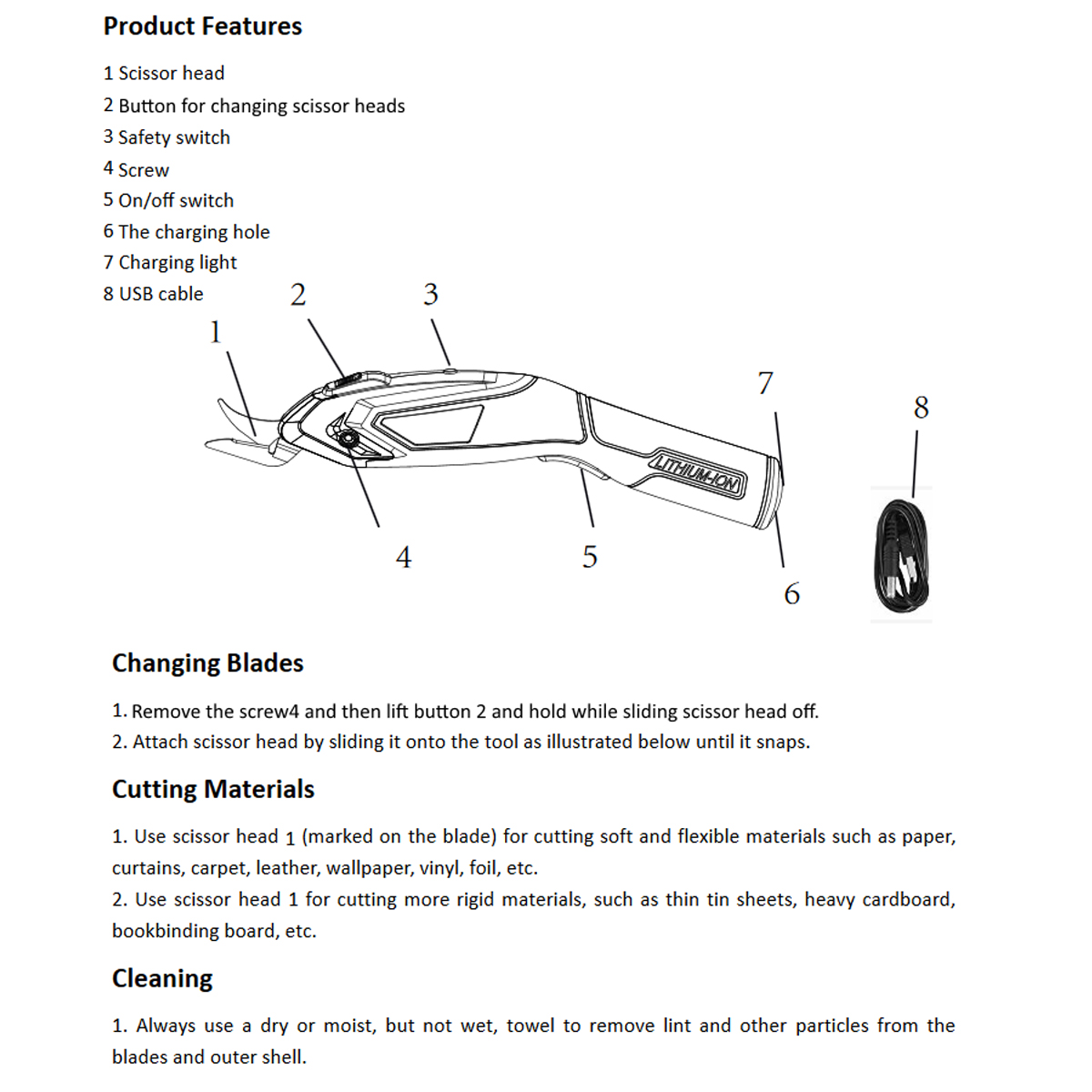 DC-4V-Portable-Cordless-Electric-Scissors-Leather-Fabric-Crafts-Cutter-Cutting-Tool-1733406-9