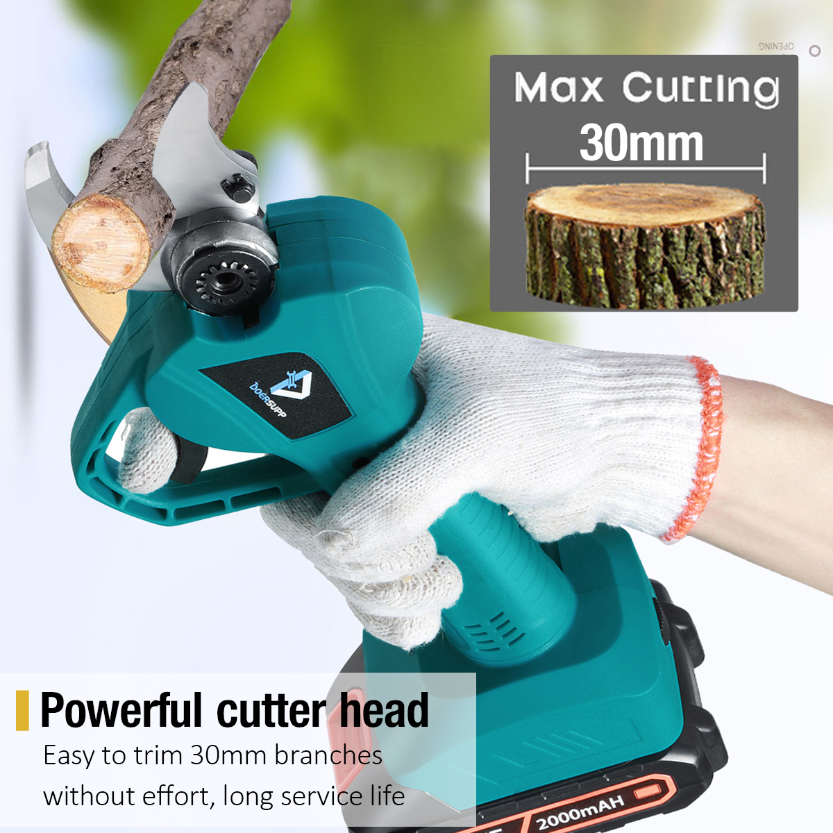 Electric-Pruning-Shears-Rechargeable-Garden-Pruner-Branch-Cutter-Cutting-Tools-W-1pc2pcsNone-Battery-1812665-3