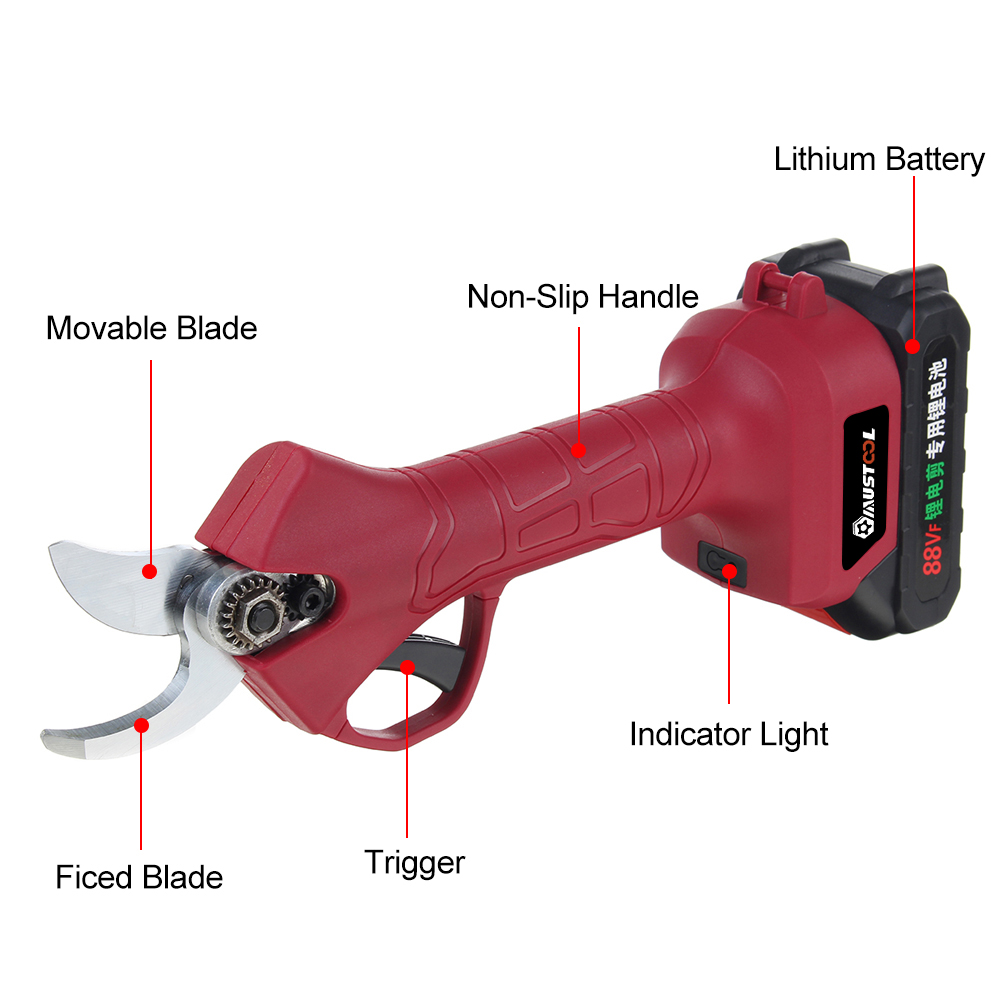 MUSTOOL-88VF-Cordless-Rechargeable-Electric-Pruning-Shears-W-12pcs-Battery-Garden-Scissor-Hedge-Trim-1827864-4