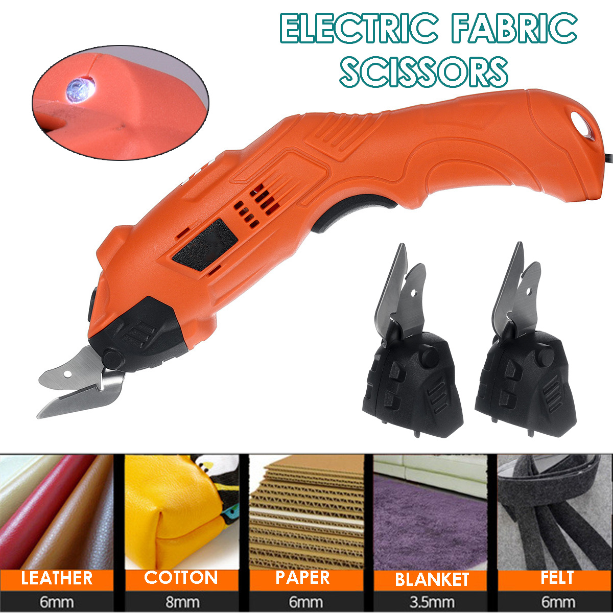 Potable-Electric-Scissors-Household-Leather-Fabric-Crafts-Cutting--2-Blades-1714908-2