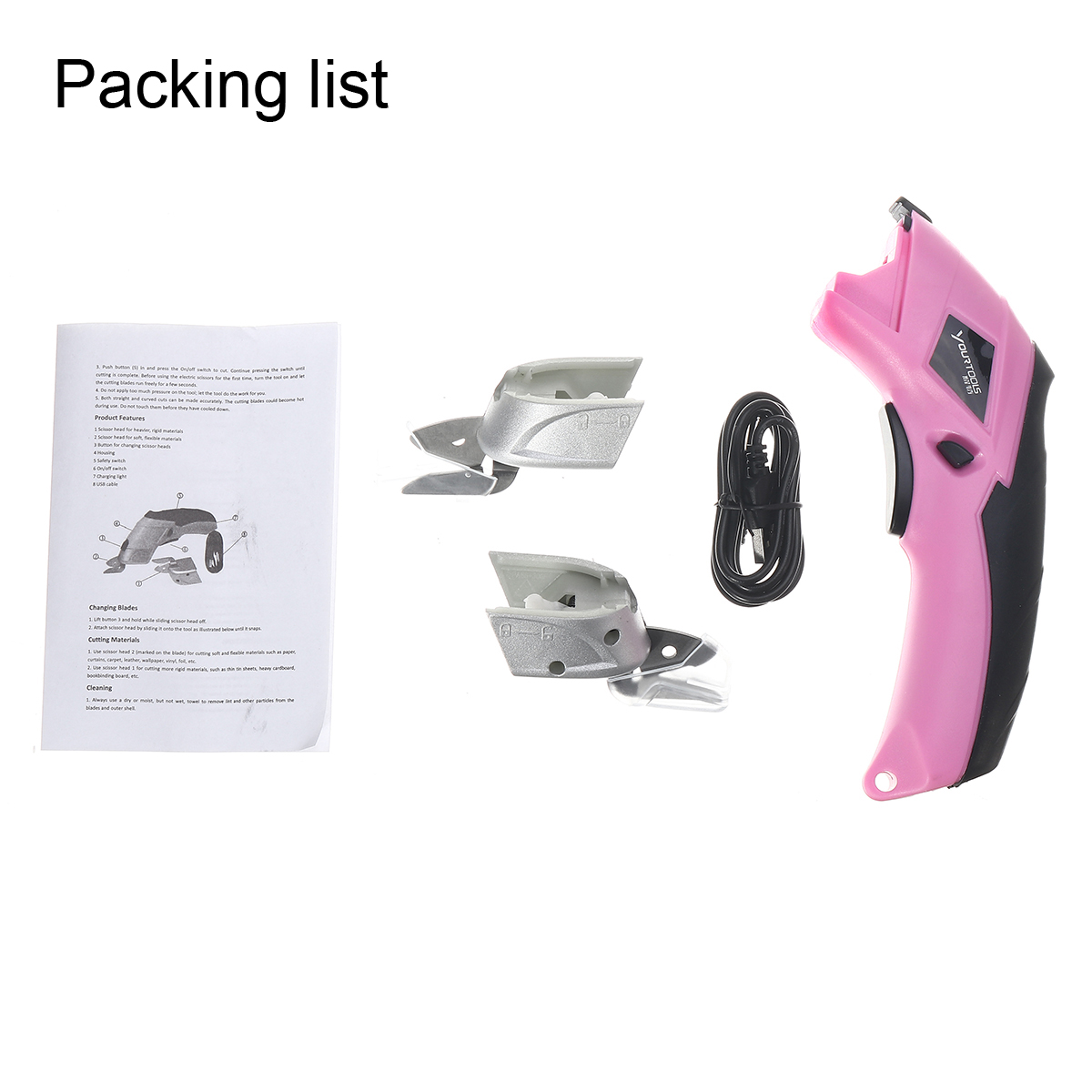 USB-Rechargeable-Potable-Electric-Scissor-Auto-Cutter-Cordless-with-2-Blades-Simplicity-Household-1637325-5