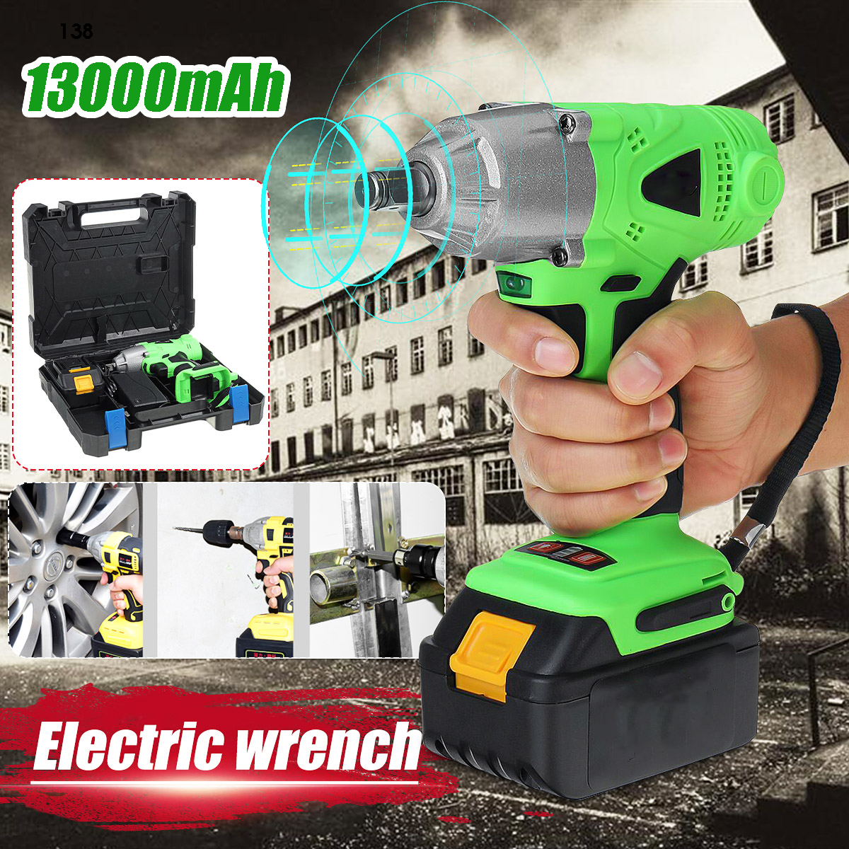 280nm-13000mAh-Li-Battery-Electric-Wrench-Car-Repair-Electric-Drill-Screwdriver-1611454-1