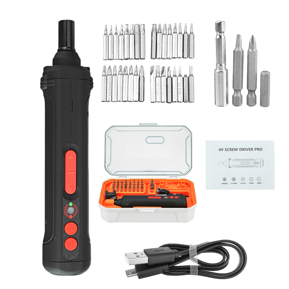 4V-Electric-Screwdriver-Rechargeable-Non-contact-Induction-Current-Voltage-Test-1911232-12