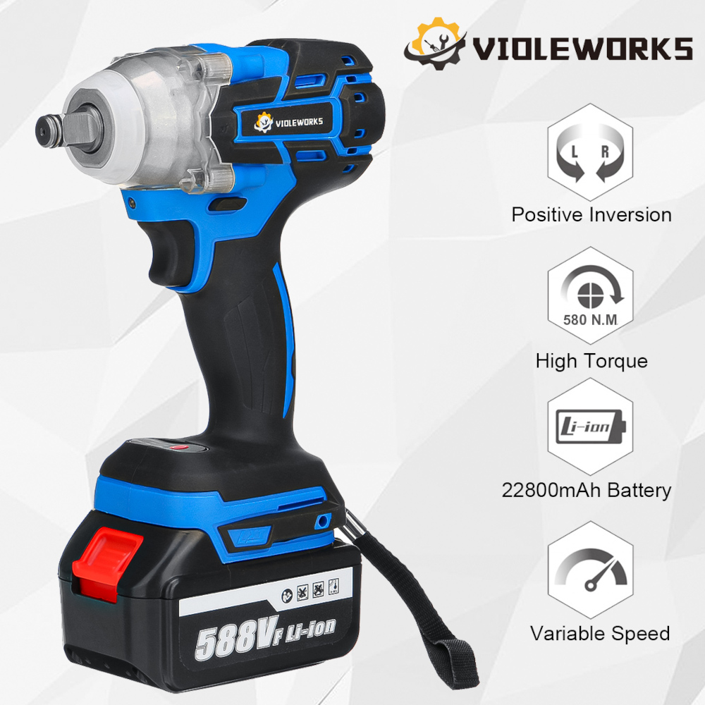 VIOLEWORKS-588VF-800NM-2-in-1-Electric-Cordless-Brushless-Impact-Wrench-Driver-Socket-Screwdriver-1825695-2