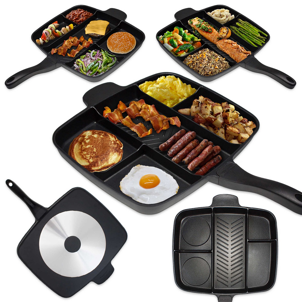 5-in-1-Multi-Section-Fryer-Frying-Pan-Non-Stick-Grill-Oven-BBQ-Induction-Plate-1780628-3