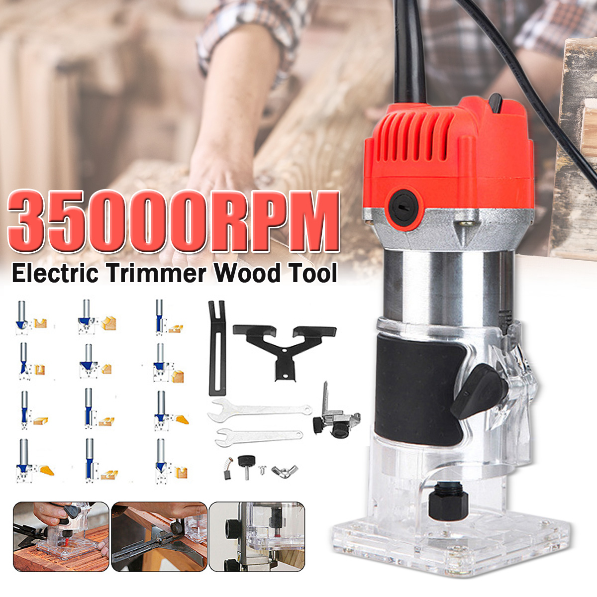 1100W-Electric-Hand-Trimmer-Palm-Router-Wood-Laminate-Joiner-Tool-Variable-Speed-1808421-2