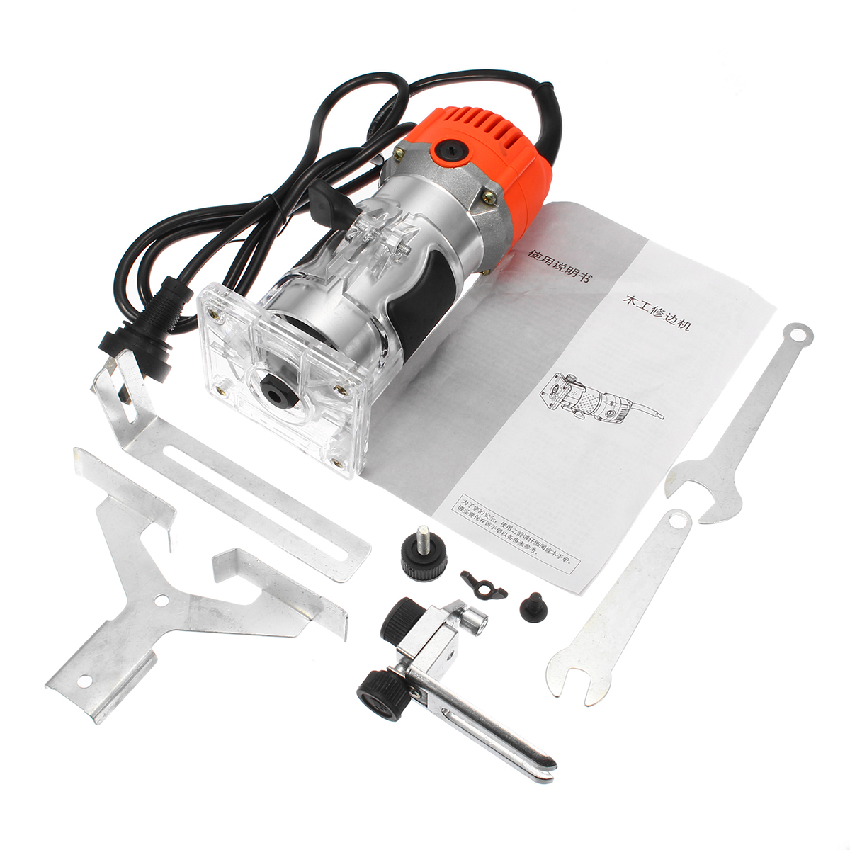 110V220V-1200W-635mm-Wood-Laminate-Palm-Router-Electric-Hand-Trimmer-Edge-Joiners-Woodworking-Tool-1539226-11