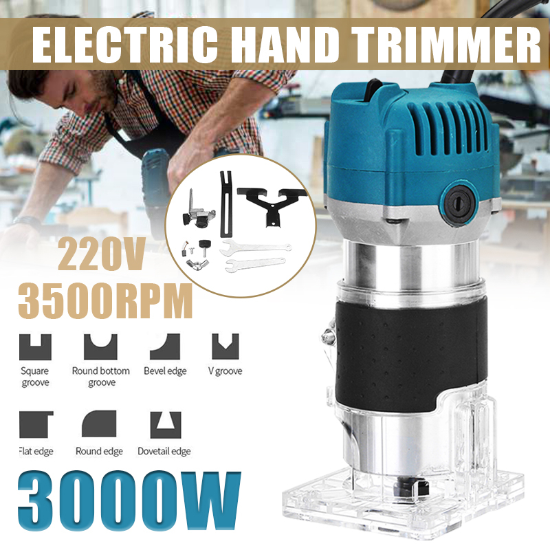 220V-3000W-Electric-Hand-Trimmer-Woodworking-Palm-Router-Laminate-Trimmer-1597090-1