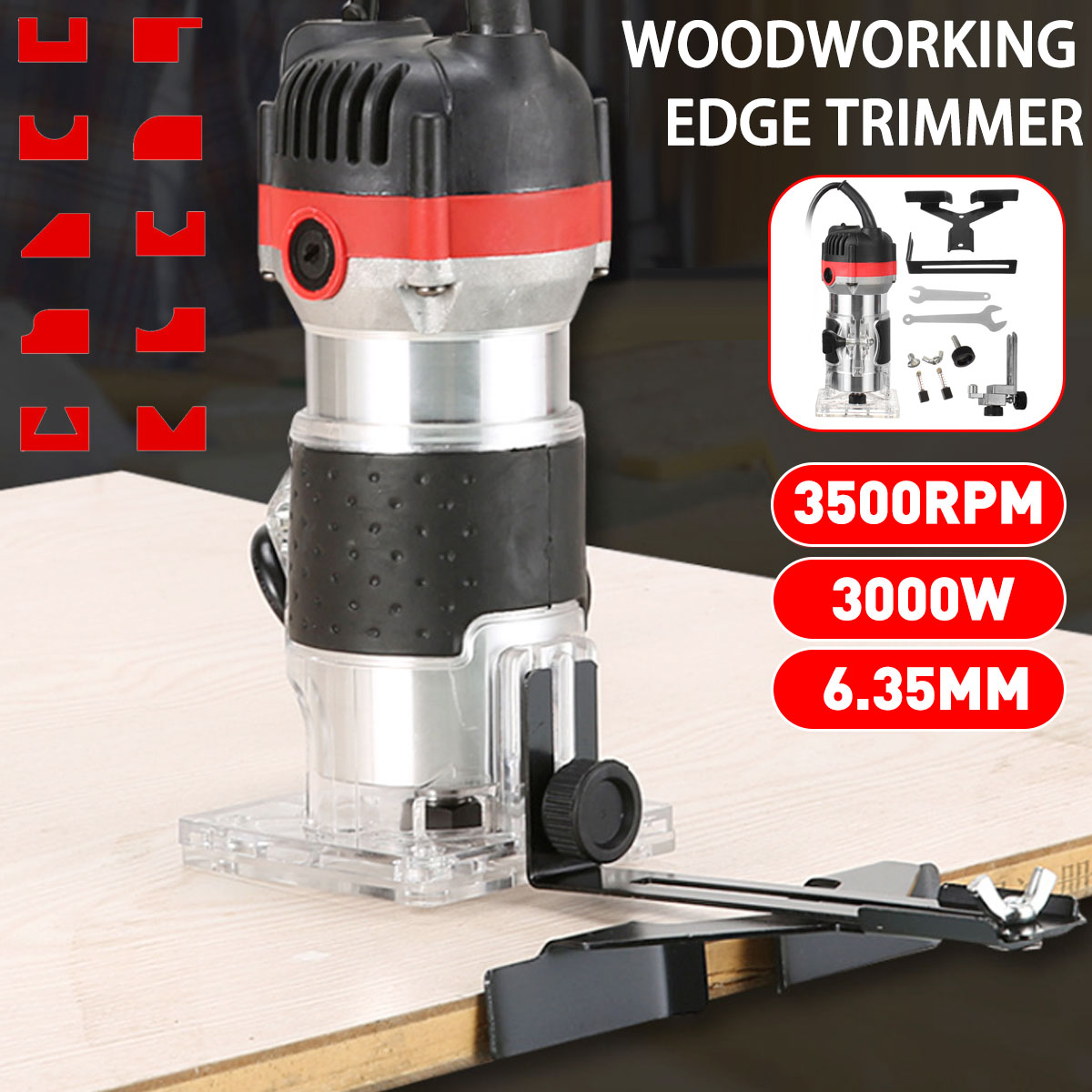 3000W-35000RPM-14quot-Electric-Hand-Trimmer-Palm-Router-Laminate-Wood-Laminator-Edge-Milling-Machine-1860319-2