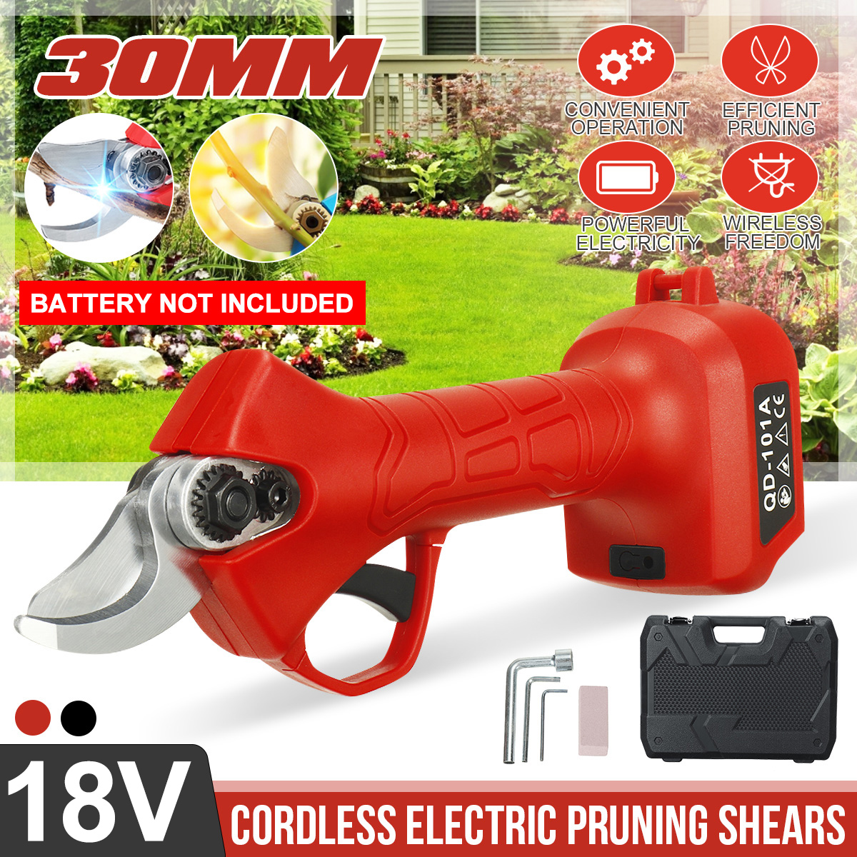 30mm-Cordless-Electric-Pruning-Shears-Liion-Battery-Leaves-Trimmer-Garden-Power-Tool-Fit-Makita-1885465-1