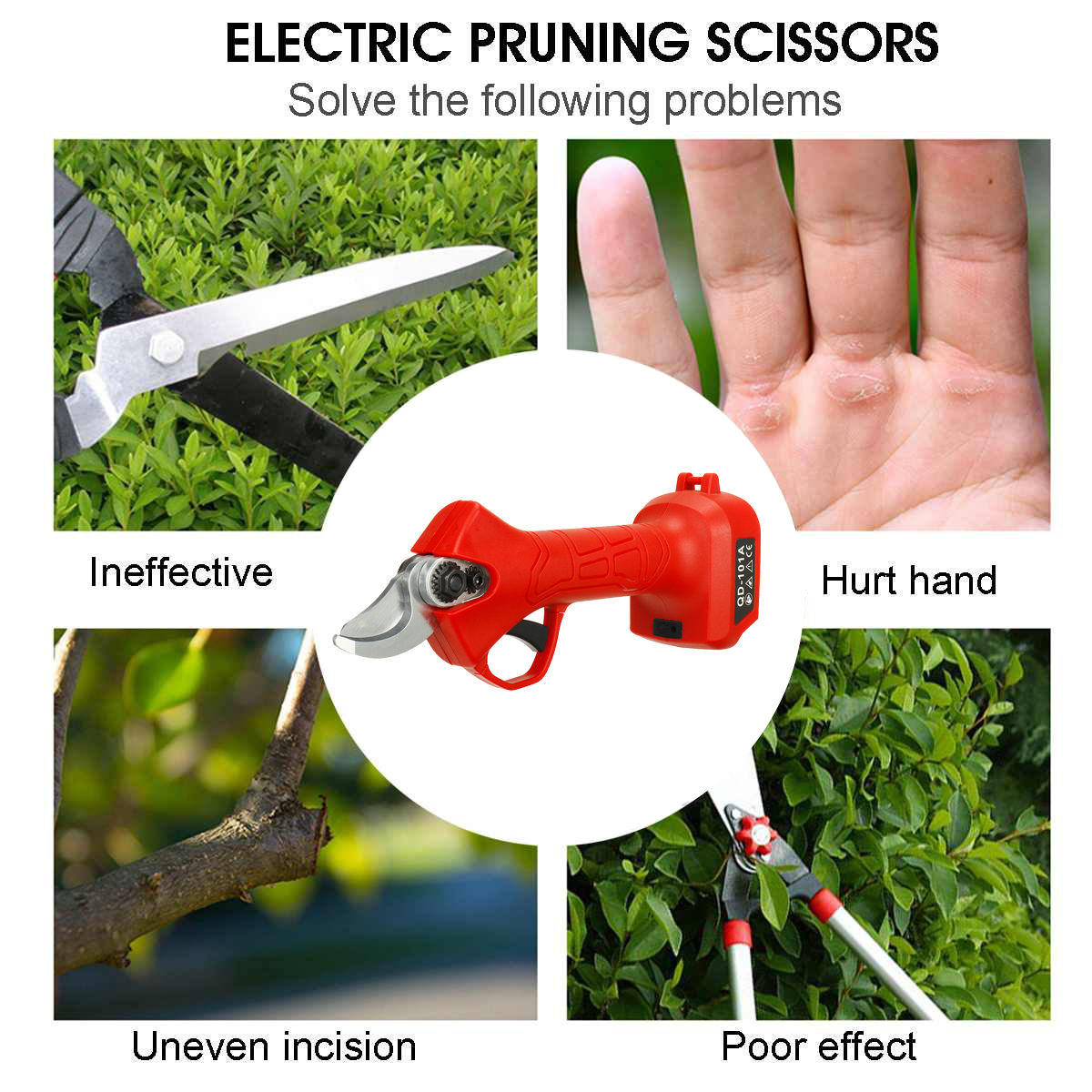 30mm-Cordless-Electric-Pruning-Shears-Liion-Battery-Leaves-Trimmer-Garden-Power-Tool-Fit-Makita-1885465-5