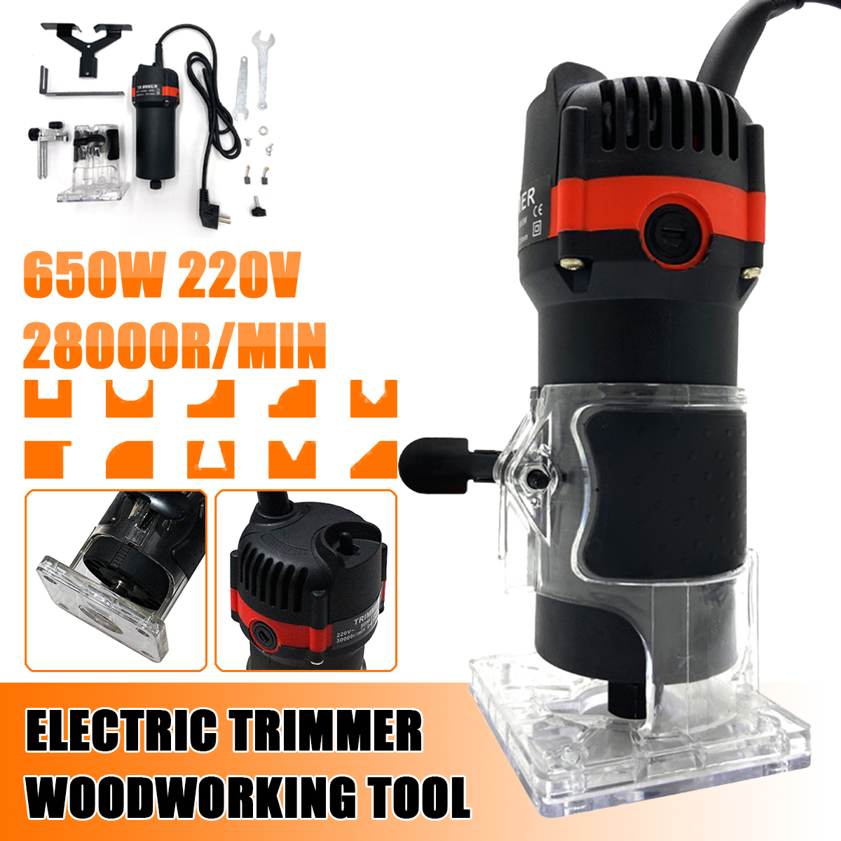 650W-33000RPM-Electric-Hand-Trimmer-Router-Wood-Carving-Machine-Woodworking-Tool-1866549-2