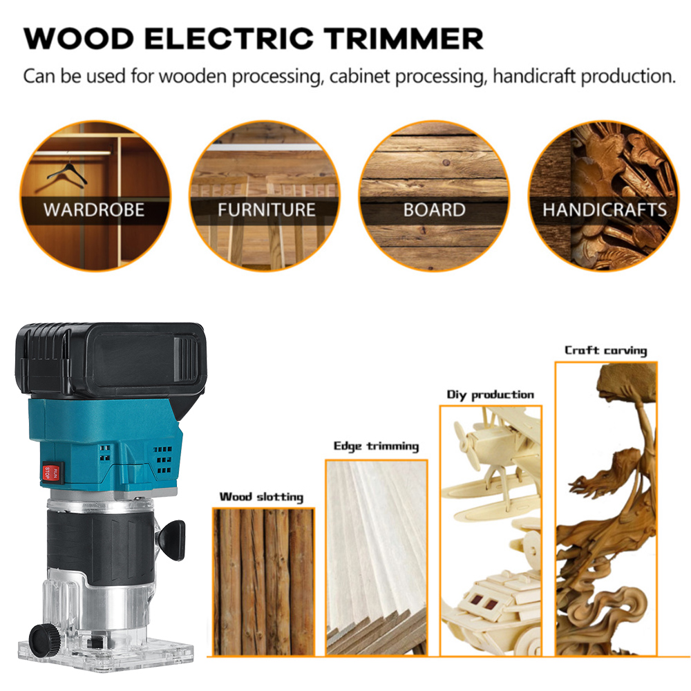 850W-30000RPM-Electric-Hand-Trimmer-Wood-Milling-Engrave-Machine-w-288VF-22900mah-Battery-1841578-3