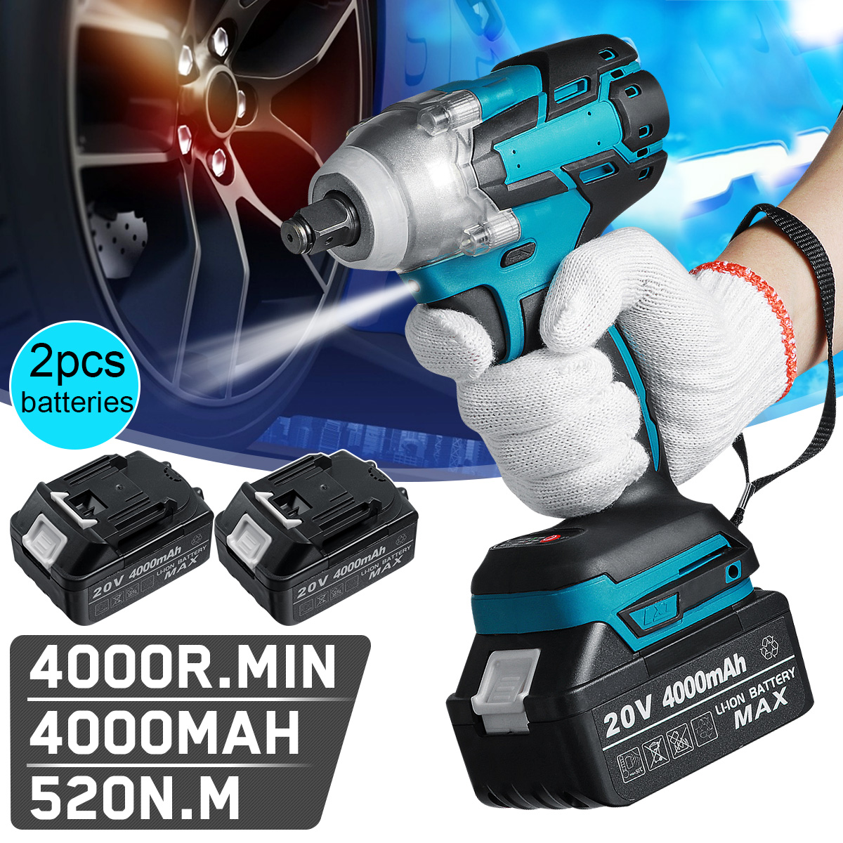 100-240V-20V-520Nm-4000RPM-Brushless-Electric-Impact-Wrench-Cordless-12quot-Power-Tool-For-Makita-Ba-1805406-1