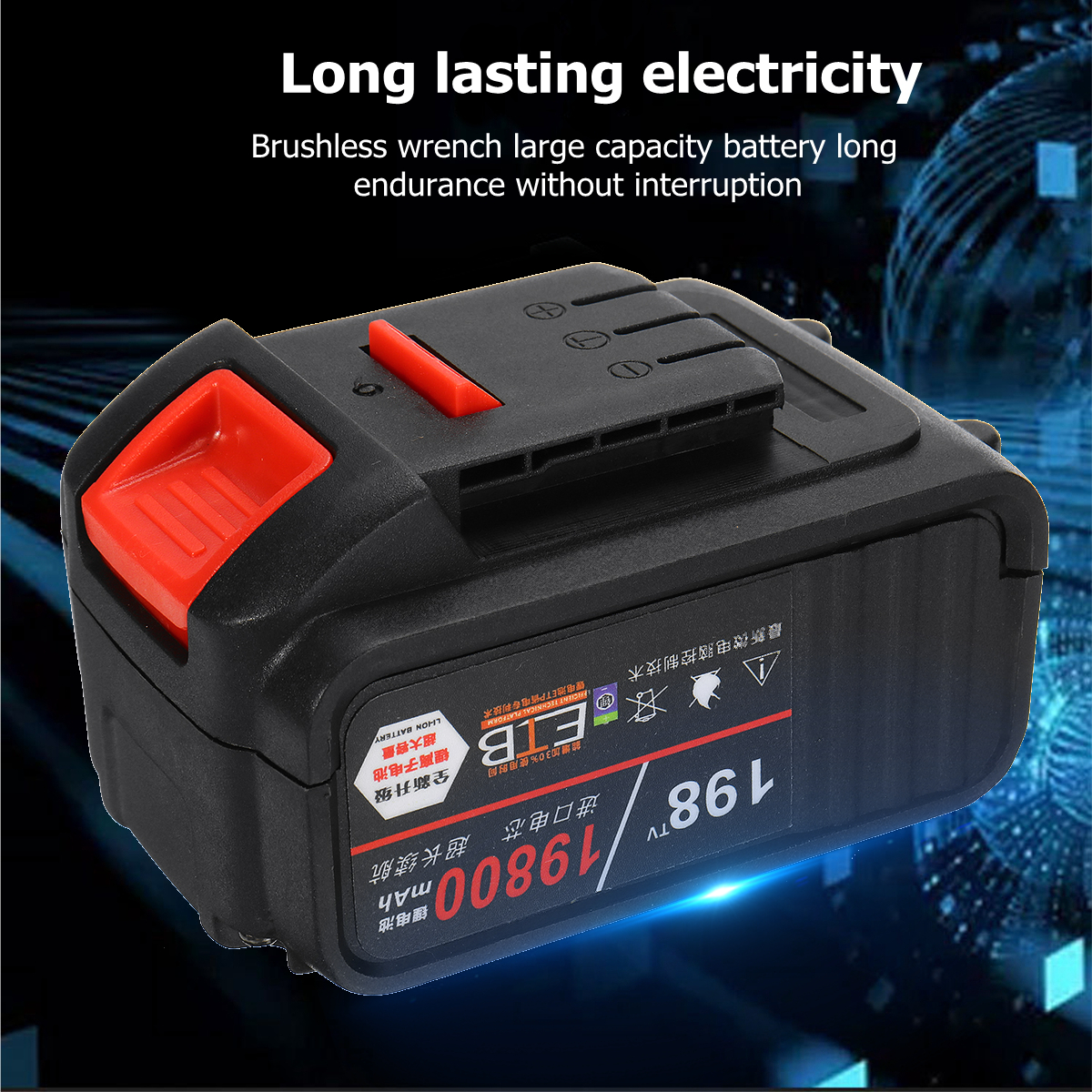 12-520Nm-19800mAh-Electric-Cordless-Impact-Wrench-Brushless-Battery--Case-1676852-14