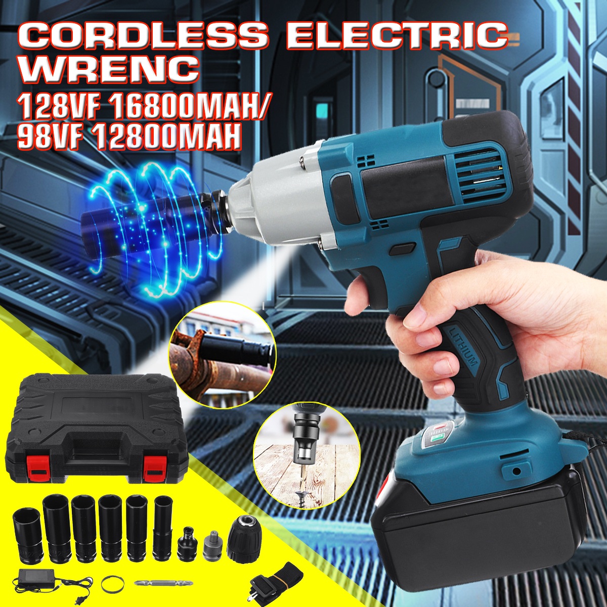 128VF-330Nm-Cordless-Li-Ion-Battery-Brushless-Multi-purpose-Electric-Impact-Wrench-1718960-1