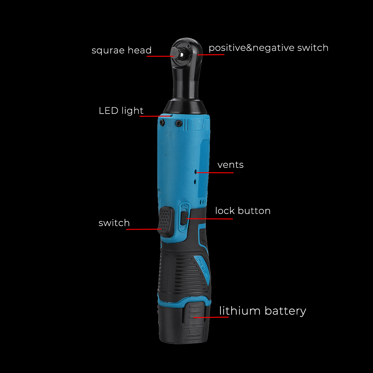 12V18V28V-57Nm-90ordm-Electric-Right-Angle-Ratchet-Wrench-Set-1500mAh-Battery-With-Flashlight-1714695-3