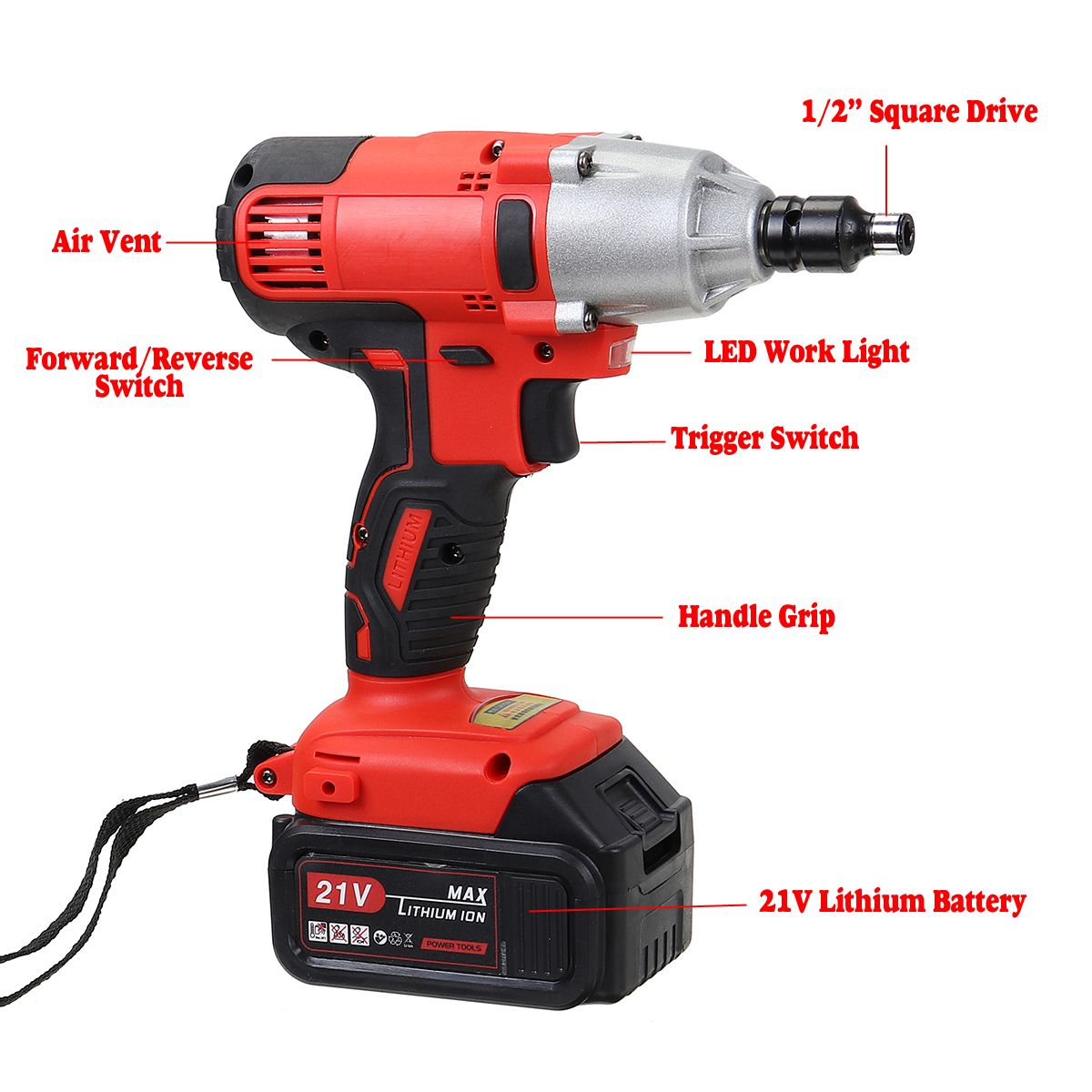 12quot-350Nm-1600W-Brushless-Cordless-Electric-Impact-Wrench-15000mAh-Battery-1614470-5