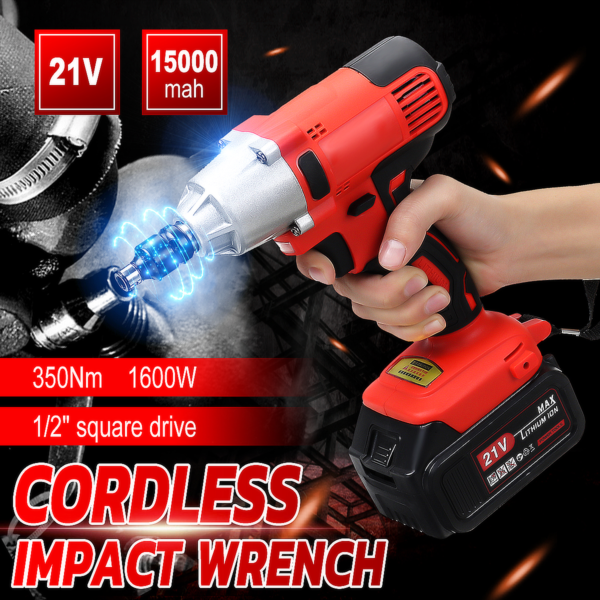 12quot-350Nm-1600W-Brushless-Cordless-Electric-Impact-Wrench-15000mAh-Battery-1614470-9