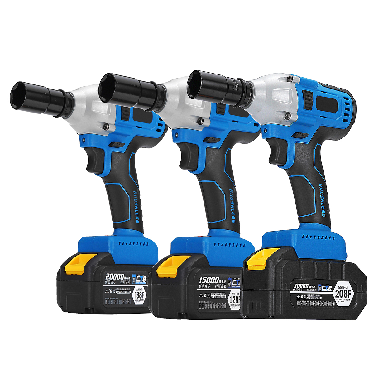 15000-30000mAH-Cordless-Impact-Wrench-Brushless-Electric-Wrench-12-Socket-Tool-1369004-2