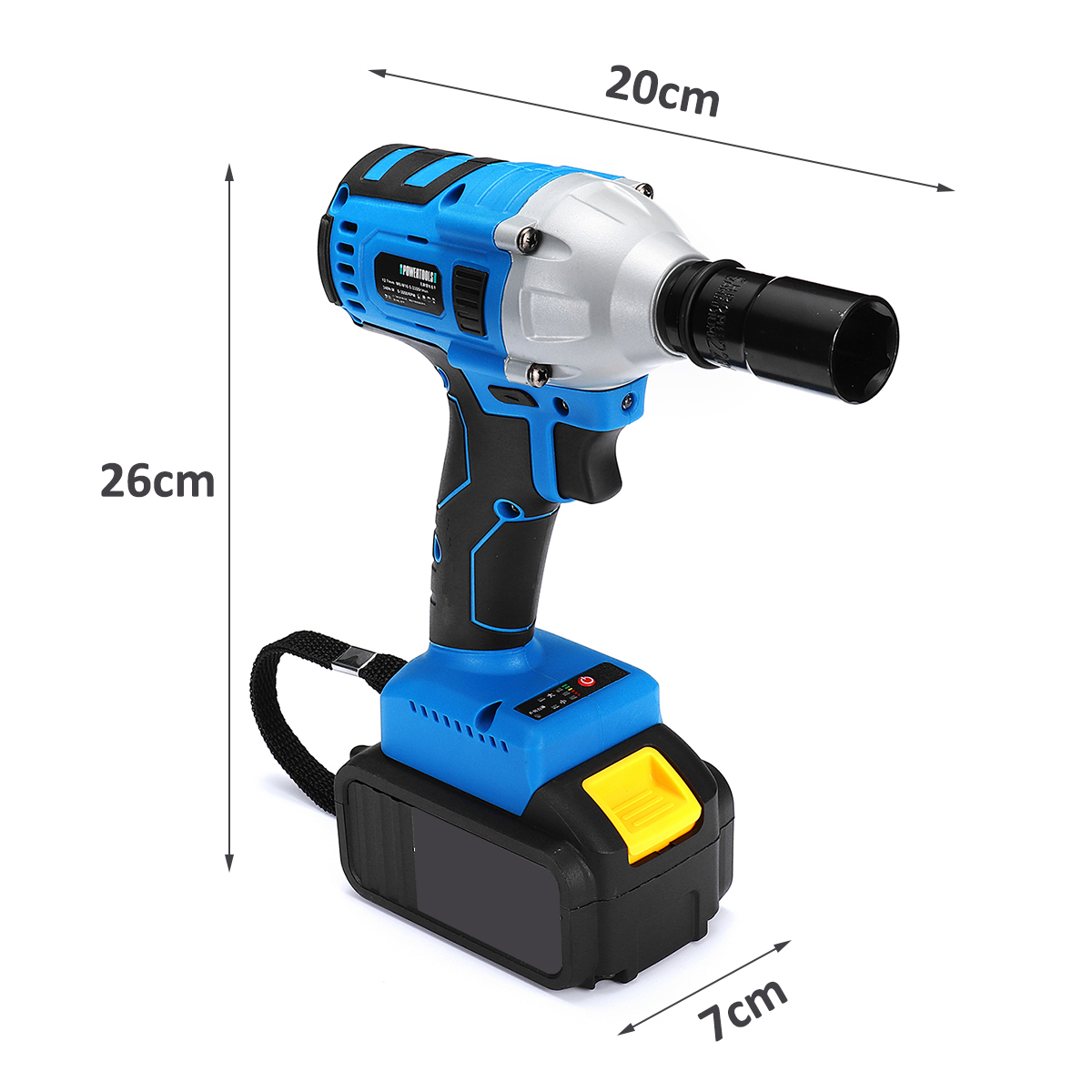15000-30000mAH-Cordless-Impact-Wrench-Brushless-Electric-Wrench-12-Socket-Tool-1369004-5