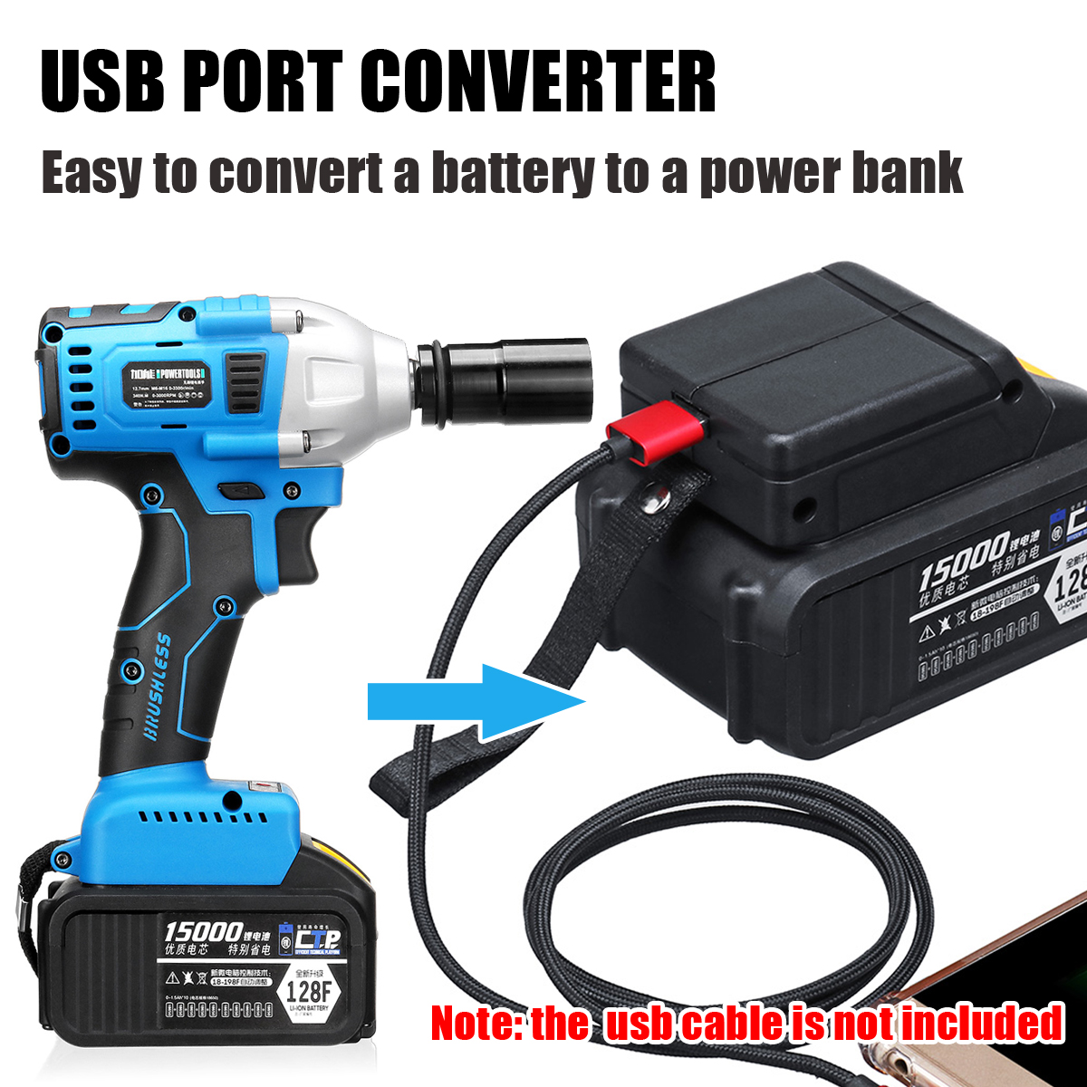 15000mAh-Electric-Impact-Wrench-340Nm-Cordless-Brushless-with-2-Lithium-Battery-1392865-5