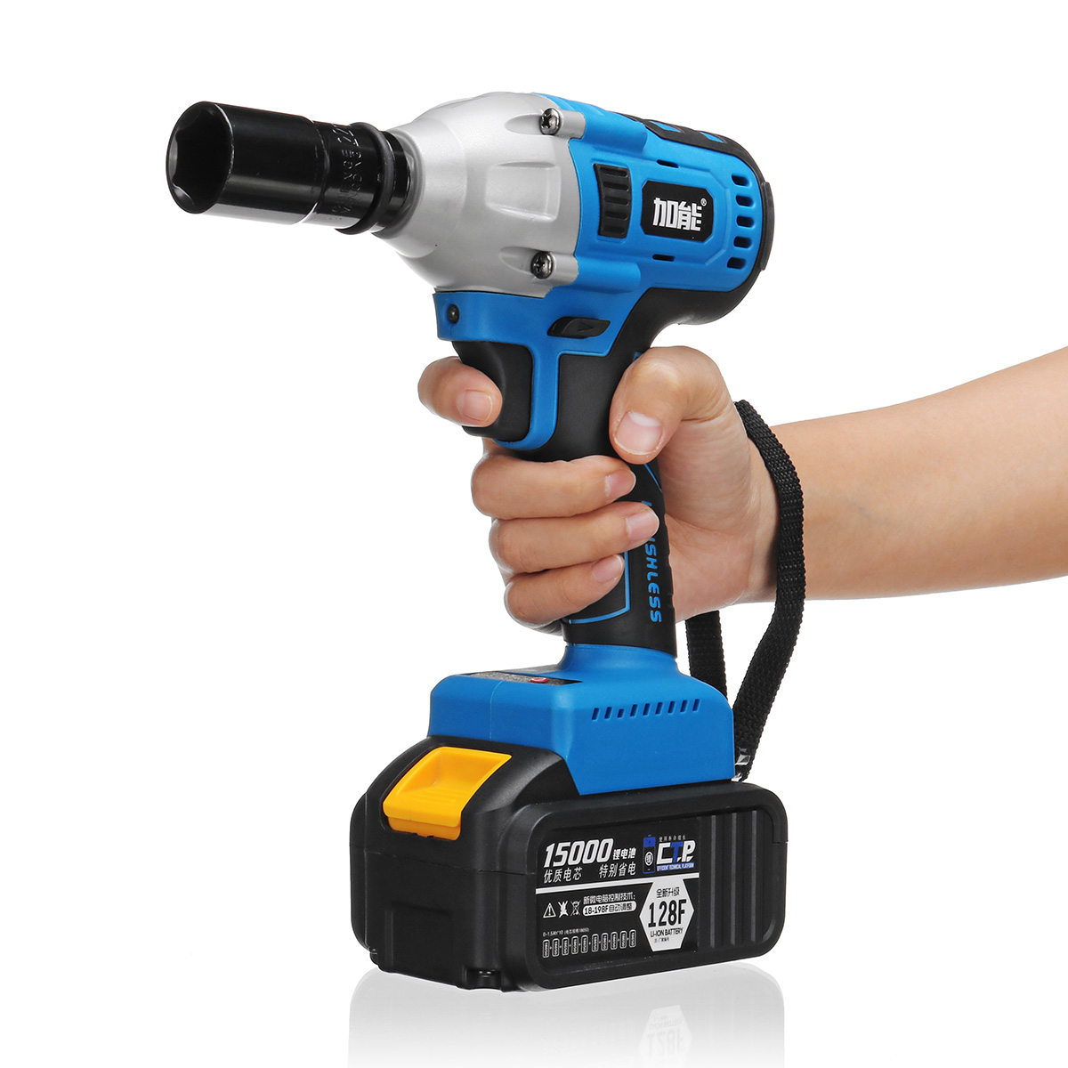 15000mAh-Electric-Impact-Wrench-340Nm-Cordless-Brushless-with-2-Lithium-Battery-1392865-7