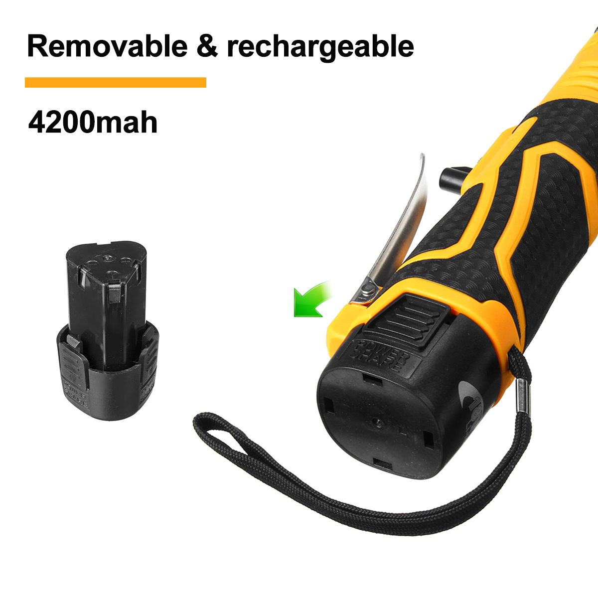 18V-Power-Cordless-Ratchet-Wrench-Li-ion-Electric-Wrench-4200mah-Max-Torque-65-Compact-Size-Battery--1560568-5