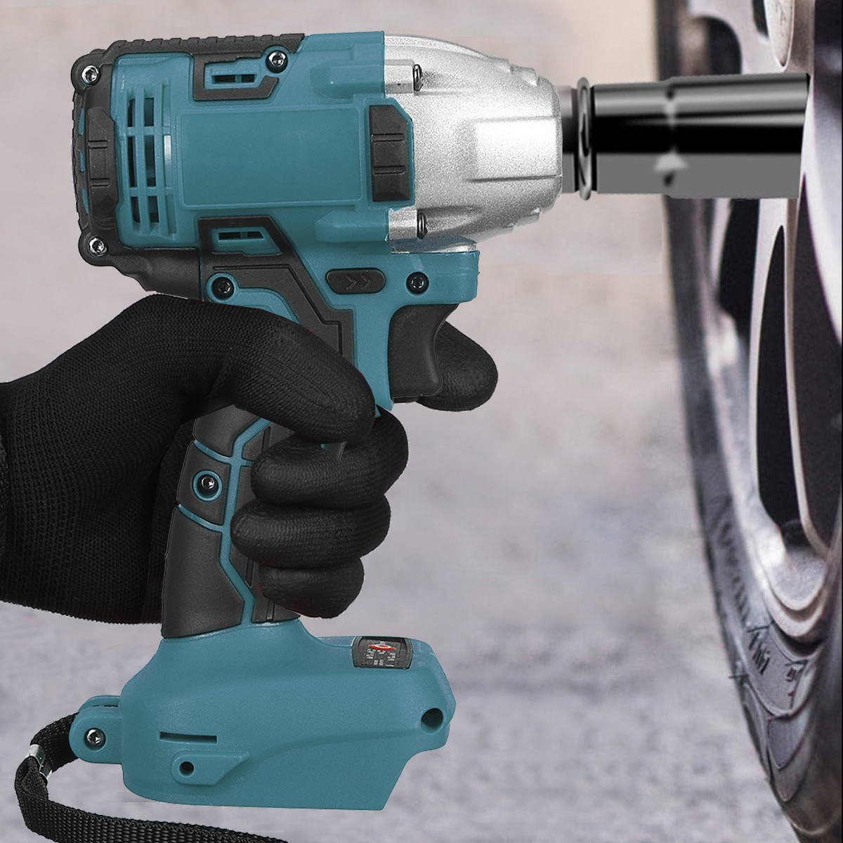 2-in1-520Nm-Li-Ion-Brushless-Cordless-Electric-12quot-Wrench-14quotScrewdriver-Drill-for-Makita-18V--1868317-5