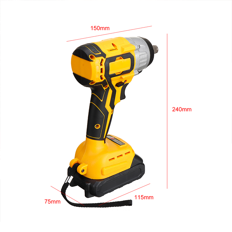 21V-320NM-12quot-Brushless-Cordless-Electric-Impact-Wrench-W-2pcs-Batteries-1735668-8