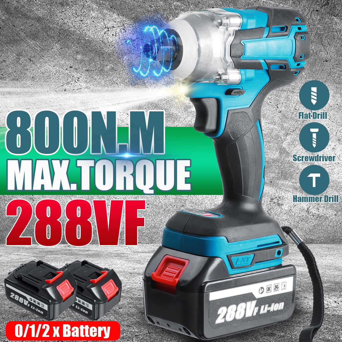288VF-21V-350NM-Cordless-Brushless-Impact-Wrench-Drill-Portable-Electric-Wrench-W-None1pc2pcs-Batter-1813785-2