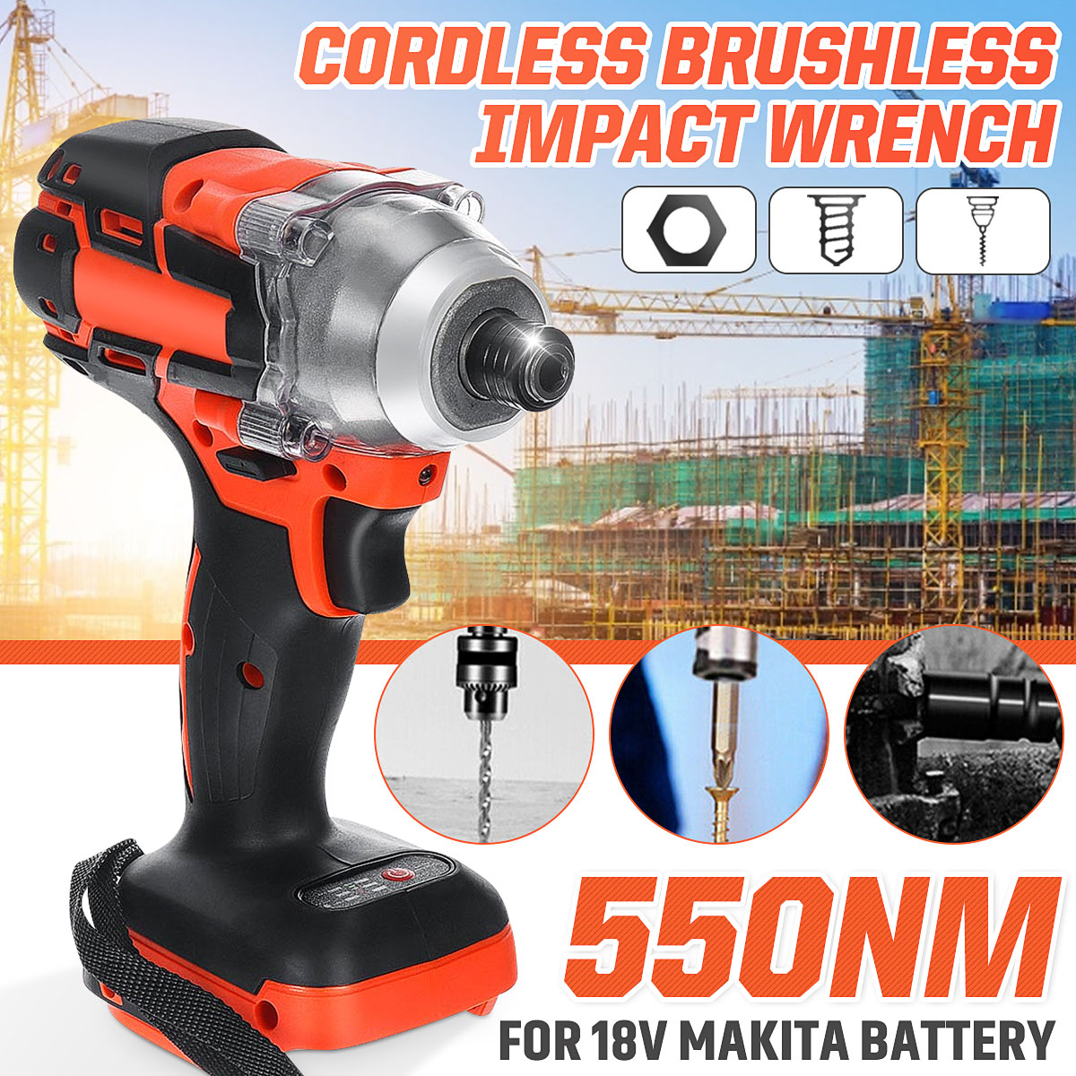 38quot-Brushless-Impact-Wrench-Cordless-550NM-High-Torque-For-Makita-18V-Battery-1789863-2