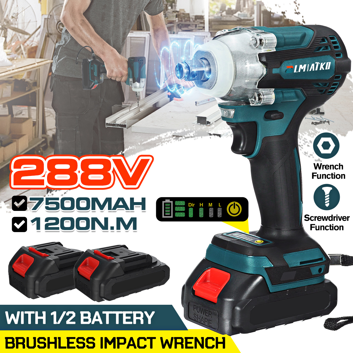 4-Speed-Brushless-Cordless-Electric-Impact-Wrench-with-Battery-1200NM-Rechargeable-12inch-Torque-Wre-1843508-2