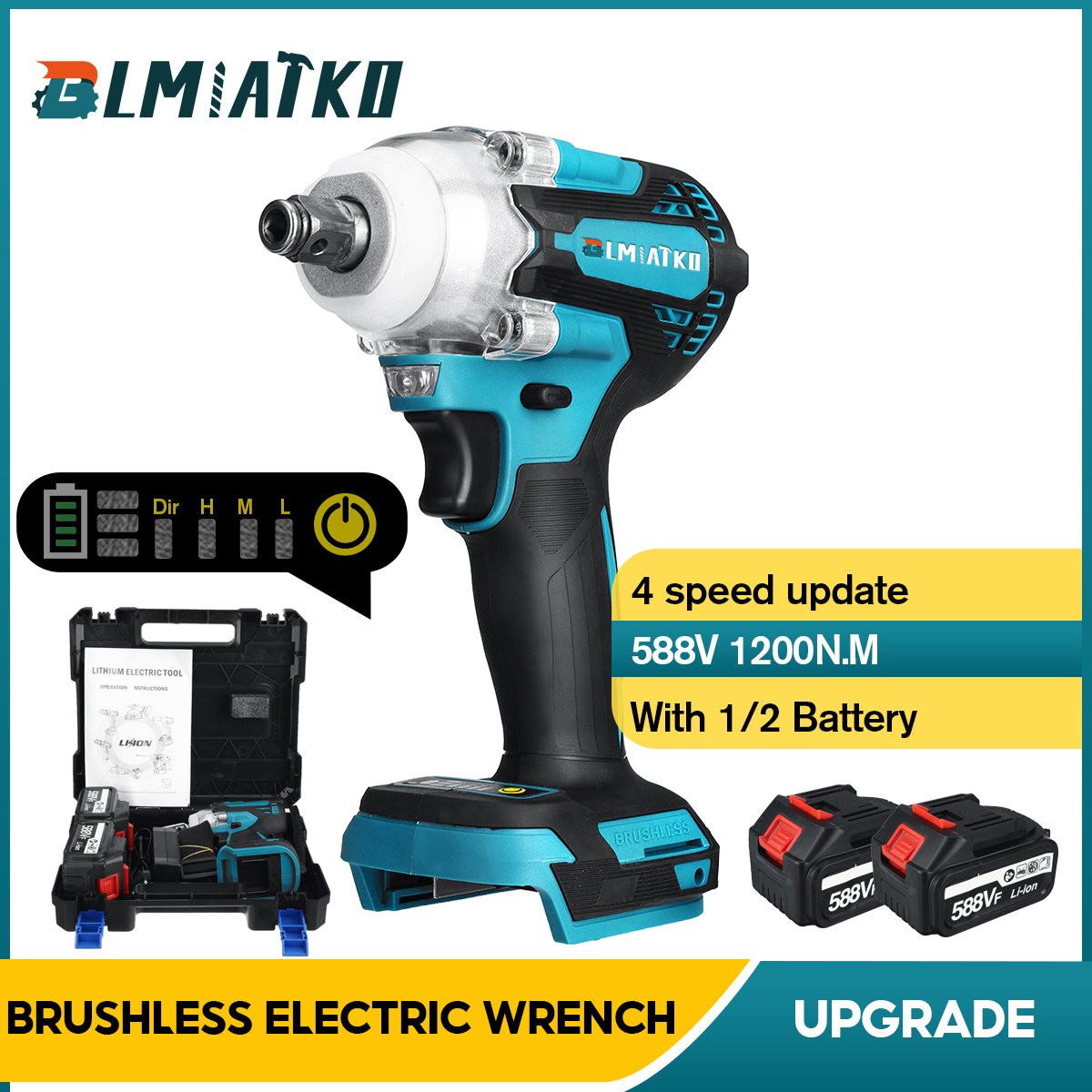 4-Speed-Cordless-Electric-Impact-Wrench-4000rpm-Brushless-Rechargeable-Torque-Wrench-Socket-Power-To-1843513-3