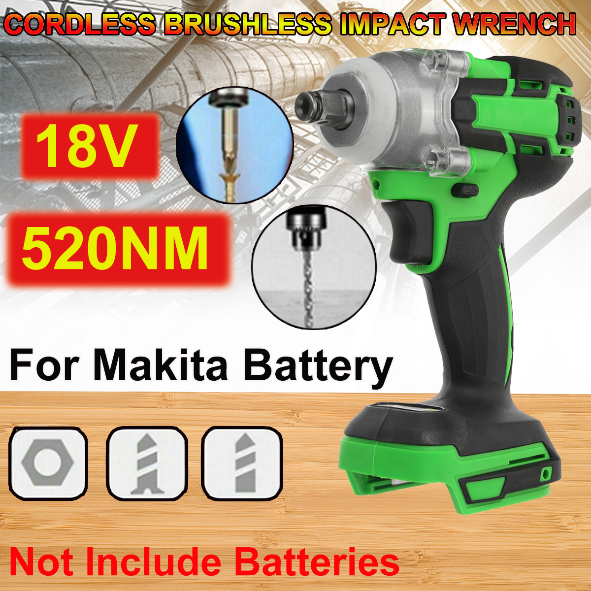 520NM-Torque-Brushless-Impact-Wrench-Screwdriver-Cordless-Rechargable-Electric-Wrench-Driver-Tool-St-1610036-1