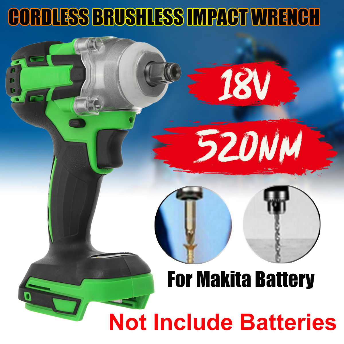 520NM-Torque-Brushless-Impact-Wrench-Screwdriver-Cordless-Rechargable-Electric-Wrench-Driver-Tool-St-1610036-2