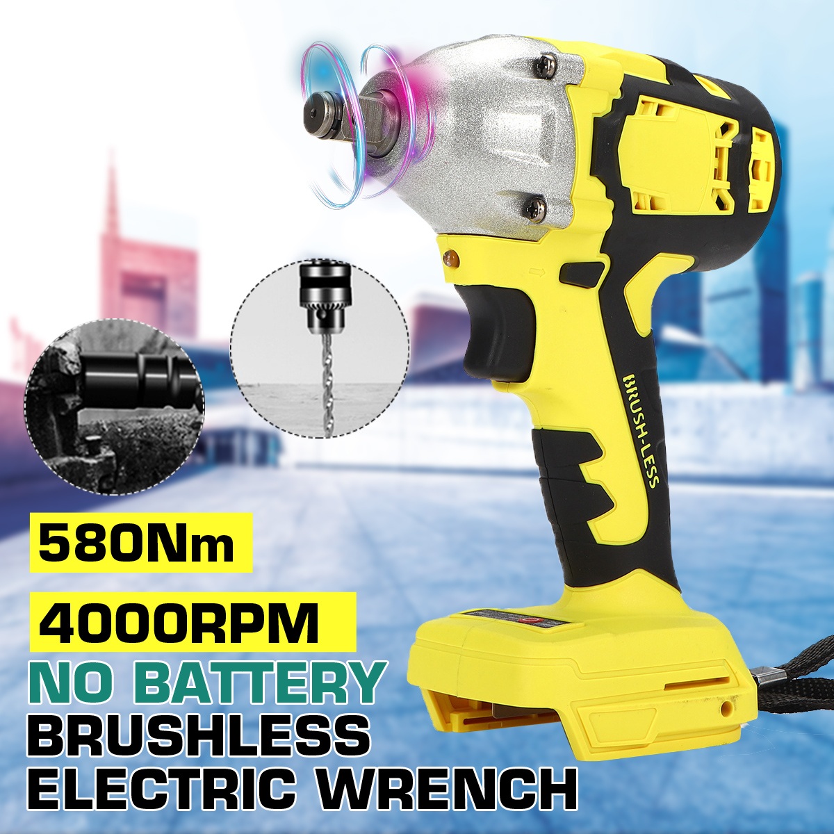 580Nm-4000rpm-LED-Cordless-Motor-Electric-Brushless-Impact-Wrench-for-DIY-General-Building-Engineeri-1610535-2