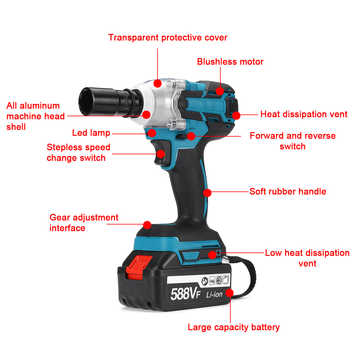 588VF-4000rpm-Impact-Wrench-Brushless-Cordless-Rechargeable-Electric-Wrench-Drill-Socket-W-None12pcs-1854941-5